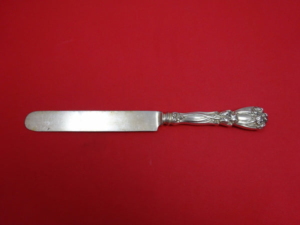 Iris by Durgin-Gorham Sterling Silver Dinner Knife Blunt with SP Blade 9 1/2"