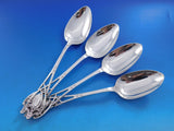 Monticello by Lunt Sterling Silver Flatware Set For 12 Service 92 pcs B monogram