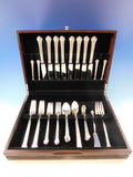 Silver Plumes by Towle Sterling Silver Flatware Set for 8 Service 50 pcs Dinner