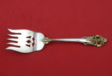 Grande Baroque Gold Accents by Wallace Sterling Silver Beef Fork 7 1/4" Heirloom