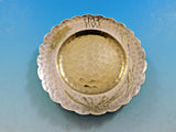 Lap Over Edge Acid Etched by Tiffany Sterling Silver Aesthetic Butter Pats #0058