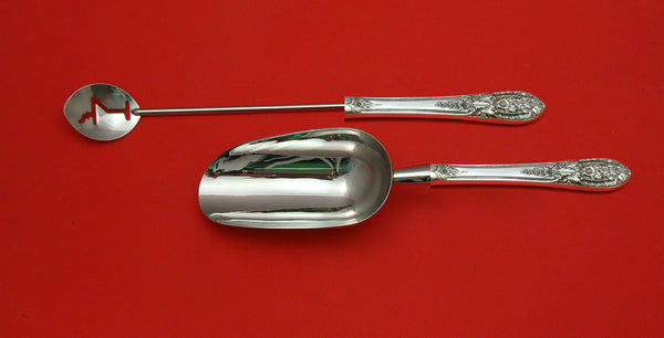 Crown Princess by International Sterling Silver Bar Set 2pc HHWS Custom Made