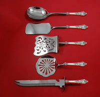 Eloquence by Lunt Sterling Silver Brunch Serving Set 5pc HH w/ Stainless Custom