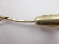 Small Sterling Child's Tussie Mussie Posey Posy Holder Flower (#J1281)