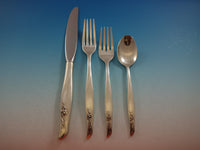 Sea Rose by Gorham Sterling Silver Flatware Set 12 Service 84 Pieces