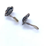 Georg Jensen Sterling 2014 Genuine Natural Smoky Quartz Earrings (#J5197)