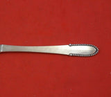 Beaded by Georg Jensen Sterling Silver Ice Cream Spoon Flat Bowl Original 5 1/2"