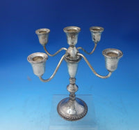 Gadroon by Duchin Creations Sterling Silver Candelabra 5-Light 9 3/4" (#5841)