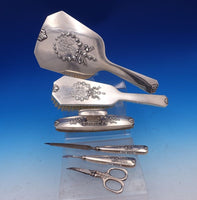 Madam Jumel by Whiting Sterling Silver Dresser Set 6pc with Monogram (#0821)