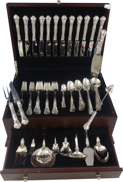 Chantilly by Gorham Sterling Silver Flatware Set For 12 Service 110 Pieces