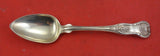 Kings by Bailey & Kitchen fancy back Coin Silver Dinner Spoon/serving  8 3/4"