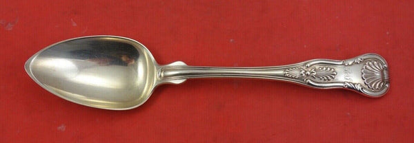 Kings by Bailey & Kitchen fancy back Coin Silver Dinner Spoon/serving  8 3/4"