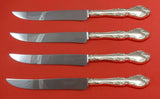Melrose by Gorham Sterling Silver Steak Knife Set 4pc Large Texas Sized Custom
