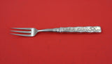 Lap Over Edge Acid Etched by Tiffany & Co Sterling Fruit Fork w/ foliage HHAS 7"