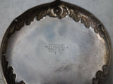 Lap Over Edge Acid Etched by Tiffany Sterling Silver Clock by VAP Brevet #6021