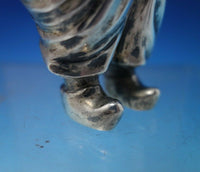 German .800 Silver Salt and Pepper Shaker Set 2pc Form of Dutch Boy Girl (#5704)