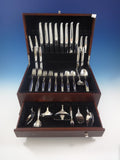 Contour by Towle Sterling Silver Flatware Set Service 64 Pieces Modern Clean