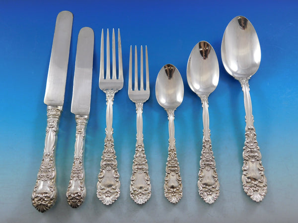 Renaissance by Dominick and Haff Sterling Silver Flatware Set Service 84 pcs Din