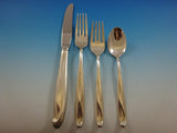 Silver Sculpture by Reed and Barton Sterling Flatware Service For 12 Set 48 Pcs