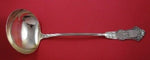 Alhambra by Whiting Sterling Silver Soup Ladle Gold Washed 13" Serving