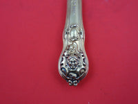 French Sterling Silver Dessert Knife HH AS vermeil rococo mask figural 7 7/8"