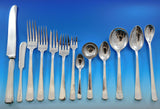 Japanese Modern Classic 950 Sterling Silver Flatware Set Dinner Service 118 pcs
