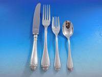 French Empire by Buccellati Italy Silver Flatware Set Service 31 pcs Dinner