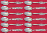 Lily of the Valley by Whiting Sterling Silver Teaspoon Set 12 pieces 5 7/8"