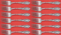 King Richard by Towle Sterling Silver Salad Forks 6 1/2" Set of 12