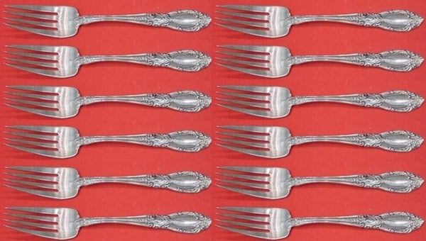 King Richard by Towle Sterling Silver Salad Forks 6 1/2" Set of 12