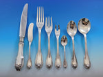 Borgia by Buccellati Italy Sterling Silver Dinner Flatware Set Service 32 pcs