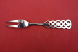Ringebu by David Andersen Norwegian .830 Silver Pickle Fork 2-Tine 4 1/2"