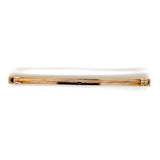 14k Gold Genuine Montana Sapphire Bar Pin w/Gillouche Engraving (#J6877)