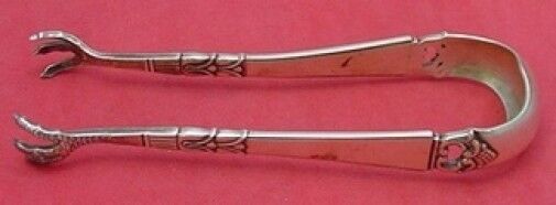 Danish Crown by Frigast Sterling Silver Sugar Tong 5 1/8" Serving Silverware