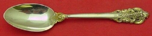 Grande Baroque Gold Accents by Wallace Sterling Silver Place Soup Spoon 7"