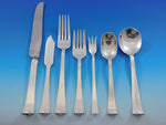 Modern Georgian by Allan Adler Sterling Silver Flatware Set 12 Service 86 pieces