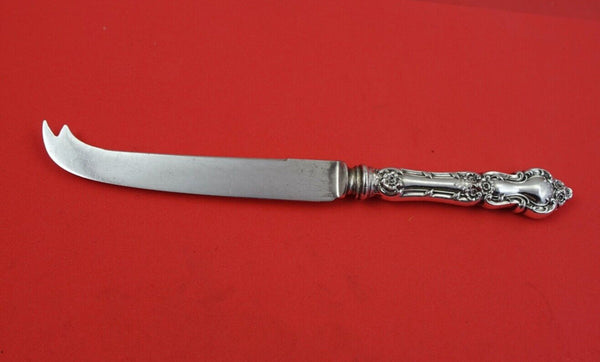 Meadow Rose by Wallace Sterling Silver Cheese Knife HH w/ plate 7 1/2"