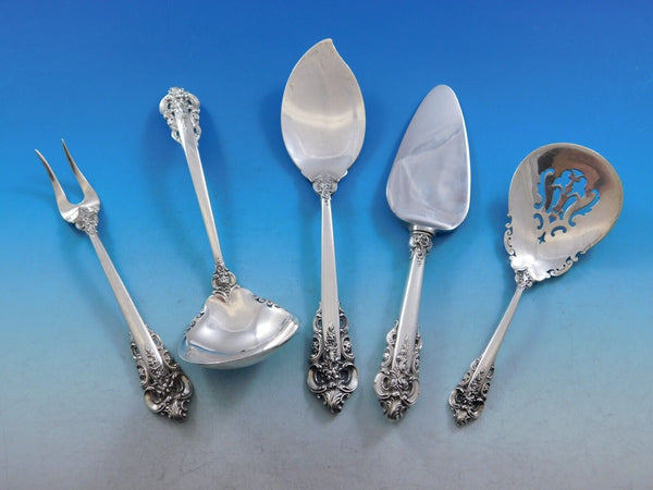 Grande Baroque by Wallace Sterling Silver Essential Serving Set Small 5-piece