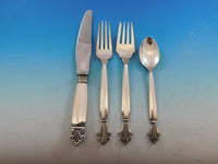 Acanthus by Georg Jensen Wendell Sterling Silver Flatware Set 12 Service 171 pcs