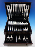 Modern Victorian by Lunt Sterling Silver Flatware Service for 8 Set 63 pc Dinner