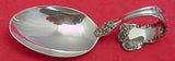King Richard by Towle Sterling Silver Baby Spoon Bent Handle Custom Made