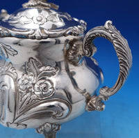 Robert and Belk English Estate Sterling Silver Tea Set 5pc Sheffield (#7372)