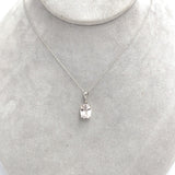 14k Gold Necklace with 1.87ct Genuine Natural Morganite Pendant (#J3760)