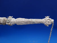 Sterling Handmade Tussie Mussie Posey Posy Holder Filigree Flower Overlay #J1232