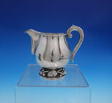 DGH Goldsmith Danish Sterling Silver Tea Set 4pc Handwrought Grape Motif (#4734)