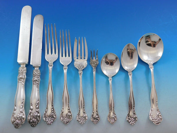 Stratford by International Sterling Silver Flatware Set for 12 Service 108 pcs