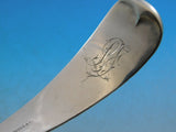 Antique Engraved by JE Caldwell Sterling Silver Gravy Ladle Gold Washed 7 1/2"