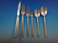 Silver Rhythm by International Sterling Silver Flatware Set 12 Service 79 Pieces