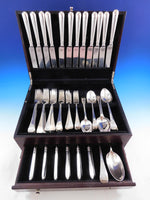 Irish Rib by James Robinson Sterling Silver Flatware Dinner Service 12 Set 86 pc