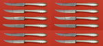 Lyric by Gorham Sterling Silver Steak Knife Custom Set 12 pcs 8 1/2"